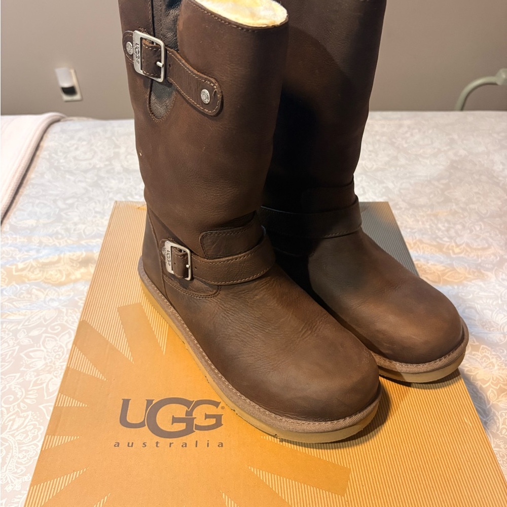UGG Kensington 'Brown Leather Boots